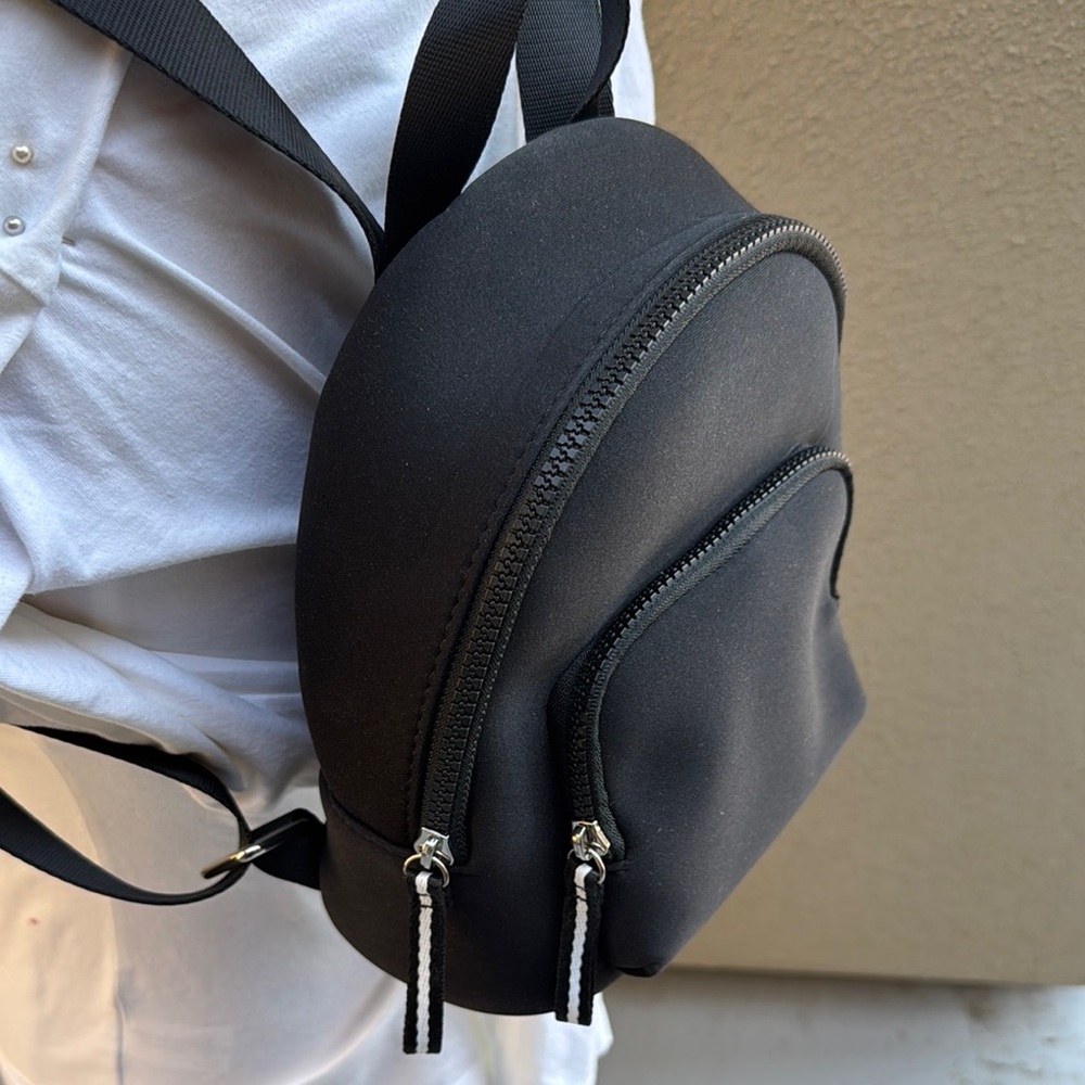 Black Neoprene Backpack